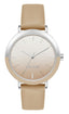 Nine West Tan Dial Analog Watch For -  Ladies NW-2347SVTN