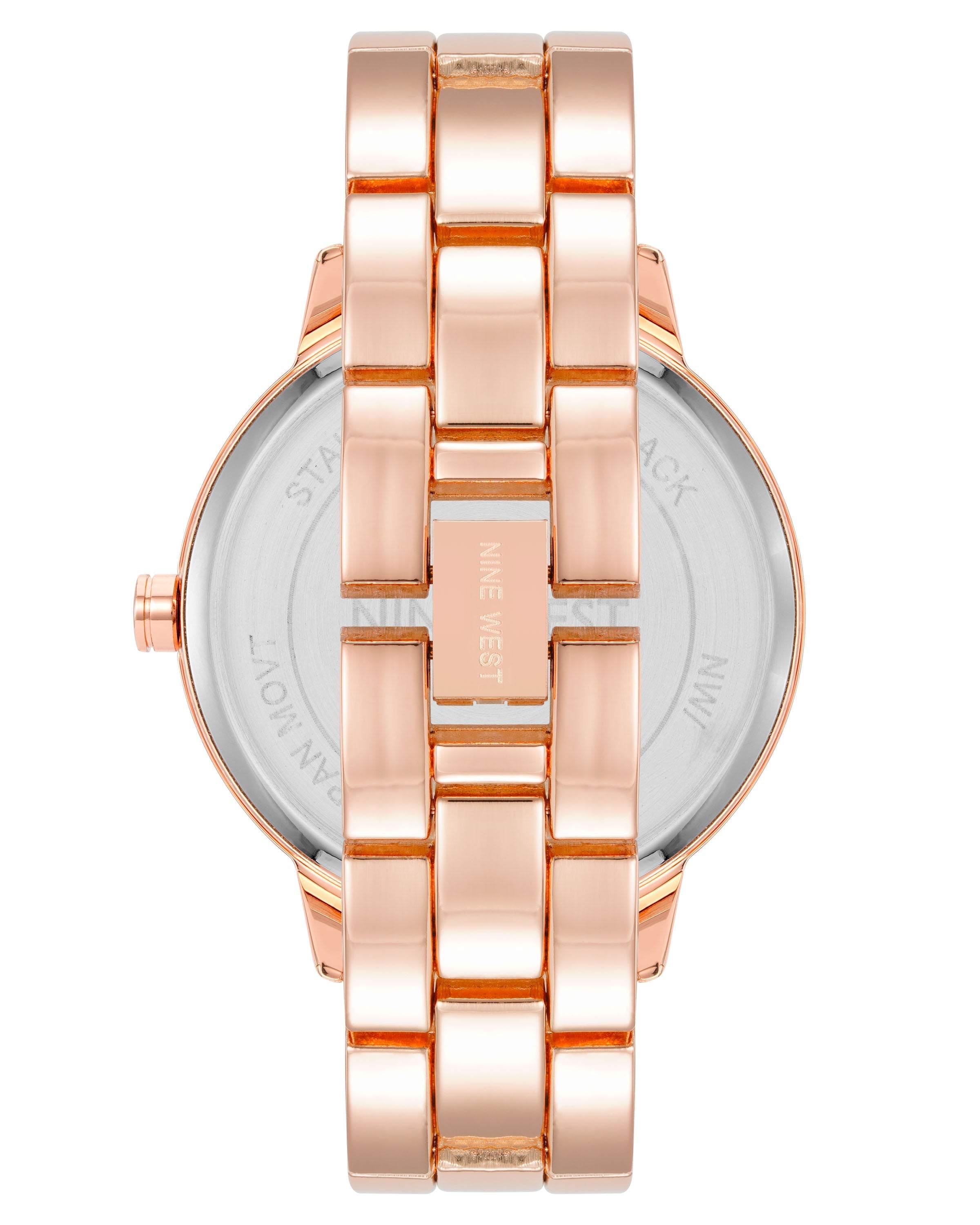 Nine West Silver Dial Analog Watch For -  Ladies NW-2460FLRG