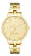 Nine West Gold Dial Analog Watch For -  Ladies NW-2646CHGB