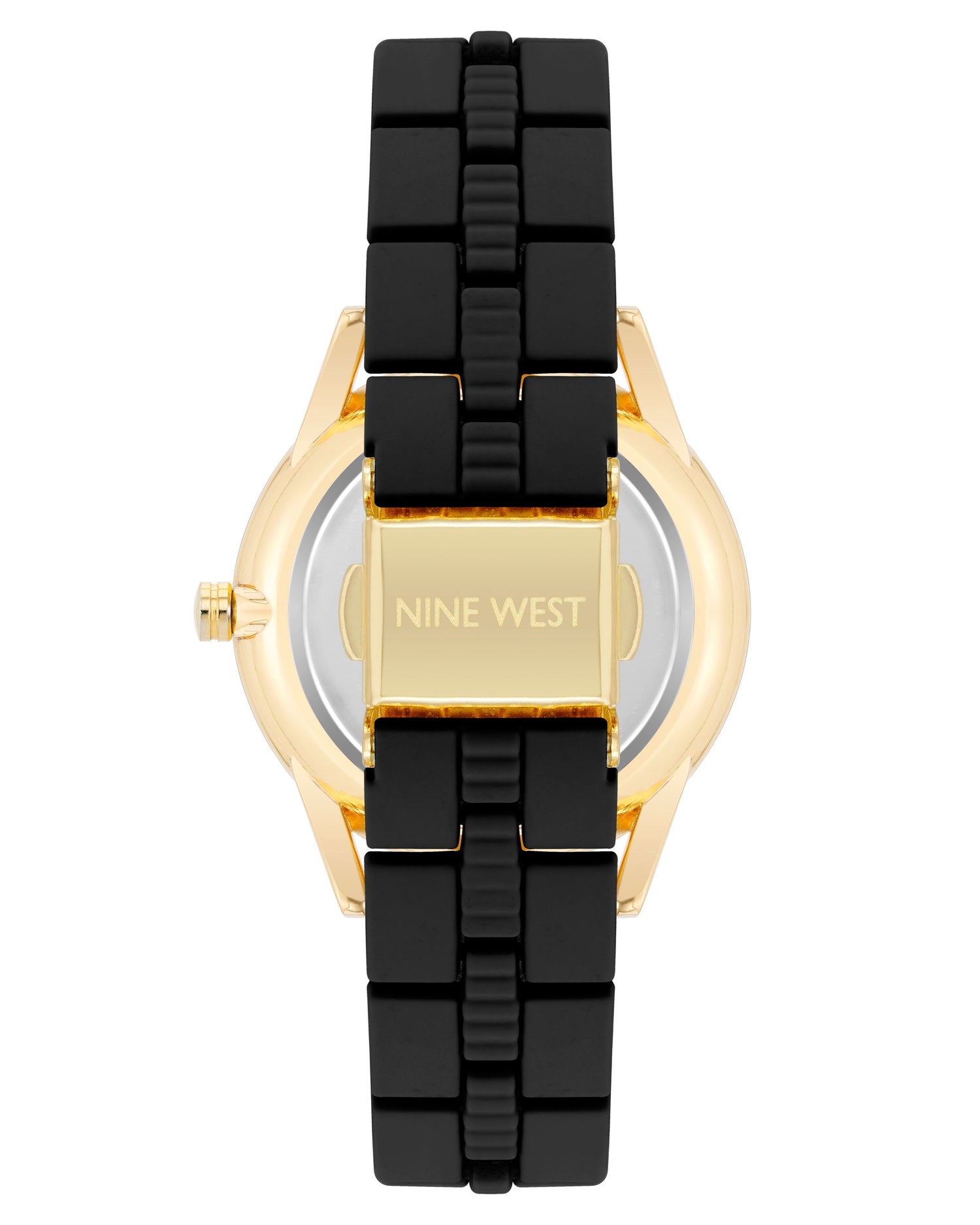 Nine West Black Dial Analog Watch For -  Ladies NW-2960GPBK