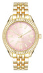 Nine West Pink Dial Analog Watch For -  Ladies NW-3052PKGB