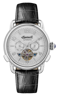 Ingersoll Classic Automatic Silver Dial Open Heart Analog Watch For Men - I00903B