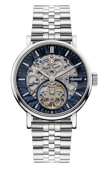 Ingersoll Automatic Black Skeleton Dial With Lifetime Warranty Analog Watch - For Gents  I05807