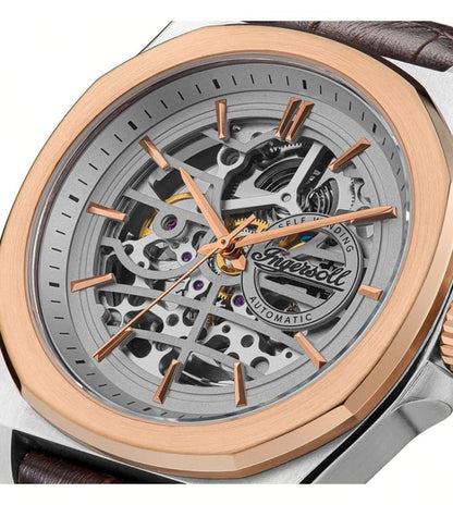 Ingersoll Automatic Silver Skeleton Dial With Lifetime Warranty Analog Watch - For Gents  I09301B