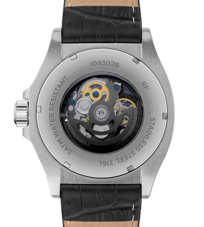 Ingersoll Automatic Black Dial and Black Leather Strap With Lifetime Warranty Analog Watch - I09302B