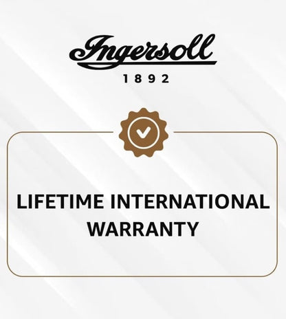 Ingersoll Automatic Black Dial and Black Leather Strap With Lifetime Warranty Analog Watch - I09302B