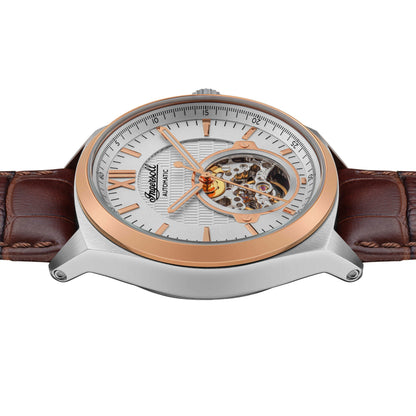Ingersoll Automatic Silver Skeleton Dial With Lifetime Warranty Analog Watch - For Gents  I10901B