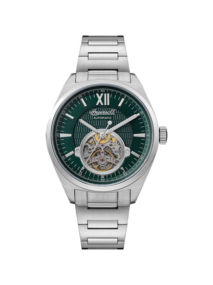 Ingersoll Automatic Green Dial and Stainless Steel Bracelet With Lifetime Warranty Analog Watch - For Gents I10903B