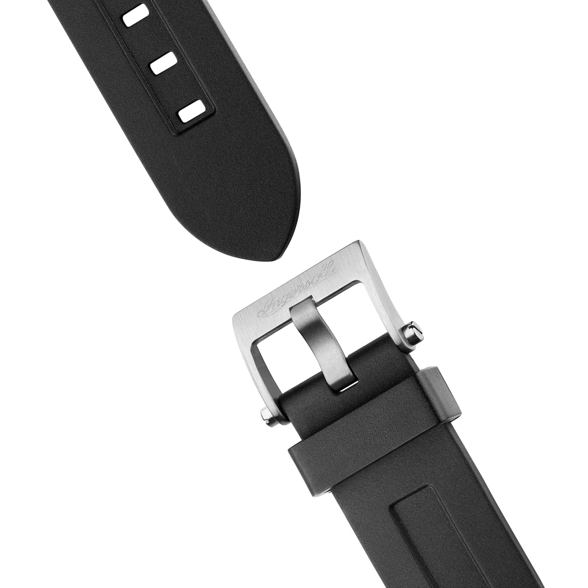 Ingersoll Automatic Black/Silver Dial and Black PU Rubber Strap With Lifetime Warranty Analog Watch - For Gents I12301