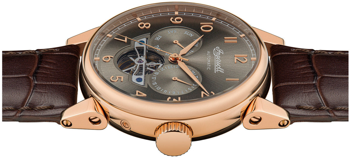Ingersoll Automatic Grey Sunray Dial With Lifetime Warranty Analog Watch - For Gents  I12701