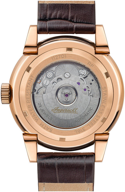 Ingersoll Automatic Grey Sunray Dial With Lifetime Warranty Analog Watch - For Gents  I12701