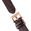 Ingersoll The Broadway Automatic Mens Watch with White Dial and Brown Leather Strap - I12904