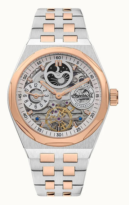 Ingersoll Automatic Grey Skeleton Dial With Lifetime Warranty Analog Watch - For Gents  I12906