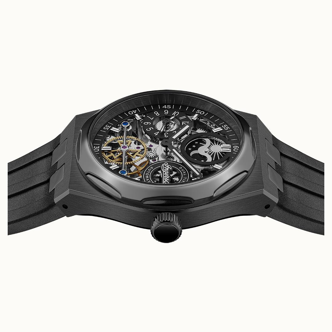 Ingersoll Automatic Black Skeleton Dial Analog Men&