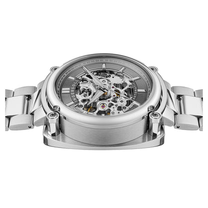 Ingersoll Automatic Grey Skeleton Dial With Lifetime Warranty Analog Watch - For Gents  I13304