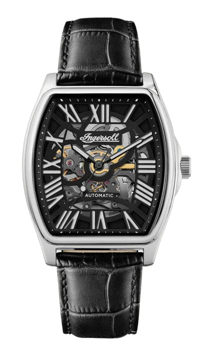 Ingersoll The California Automatic Black Skeleton Dial Analog Men&