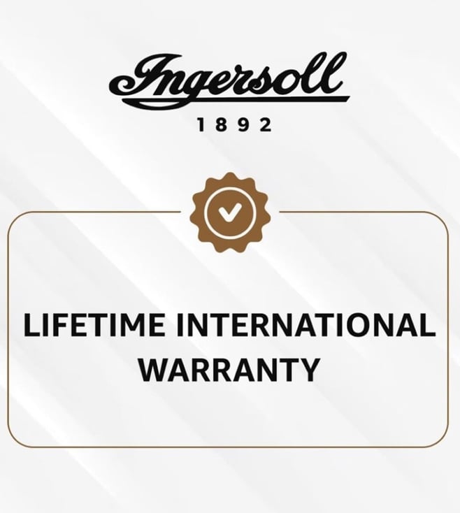 Ingersoll Automatic White Dial and Stainless Steel Bracelet With Lifetime Warranty Analog Watch - For Gents I14303