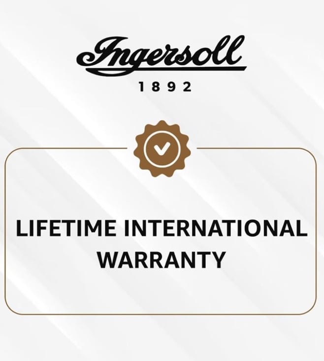 Ingersoll Automatic Black Skeleton Dial &amp; Brown Leather Strap With Lifetime Warranty Analog Watch - For Gents I14402