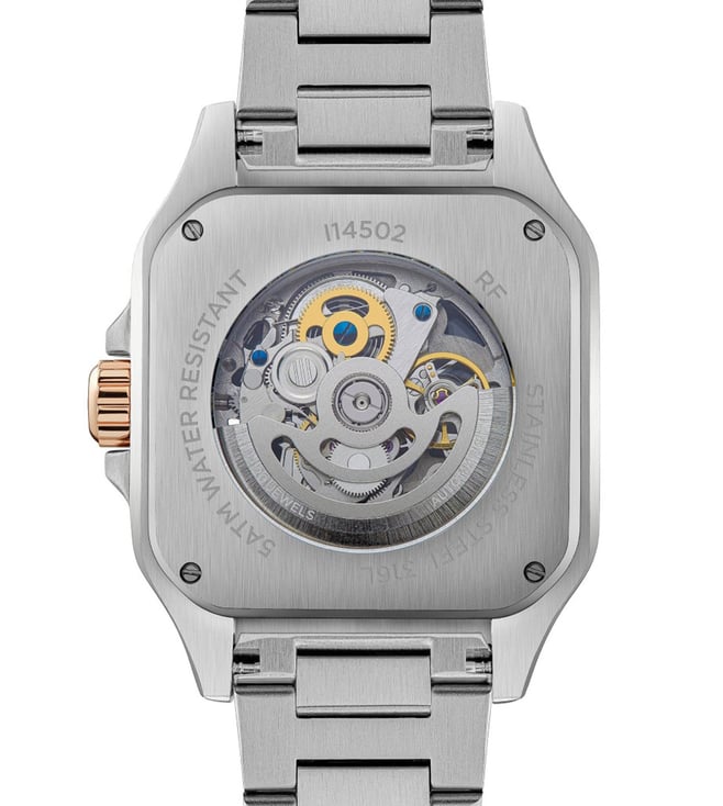 Ingersoll Automatic Grey Skeleton Dial Two-Tone Bracelet With Lifetime Warranty Analog Watch - For I14502