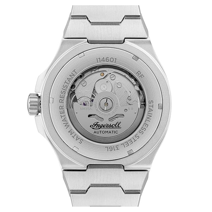 Ingersoll Automatic Blue Skeleton Dial With Lifetime Warranty Analog Watch - For Gents  I14601