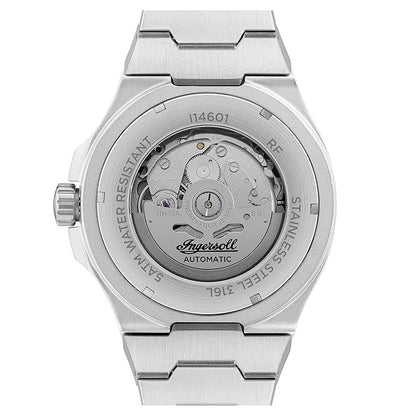 Ingersoll Automatic Blue Skeleton Dial With Lifetime Warranty Analog Watch - For Gents  I14601