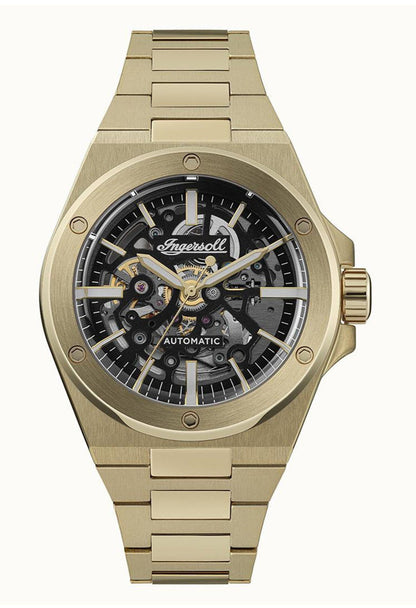 Ingersoll Automatic Black Skeleton Dial With Lifetime Warranty Analog Watch - For Gents  I15001