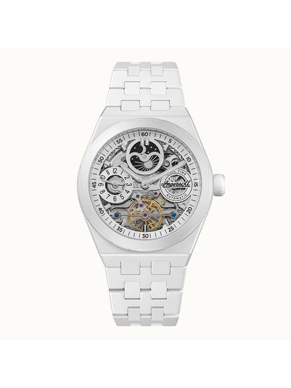 Ingersoll Automatic Ceramic White Dial With Lifetime Warranty Analog Watch - For Gents  I15103