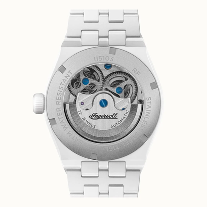 Ingersoll Automatic Ceramic White Dial With Lifetime Warranty Analog Watch - For Gents  I15103