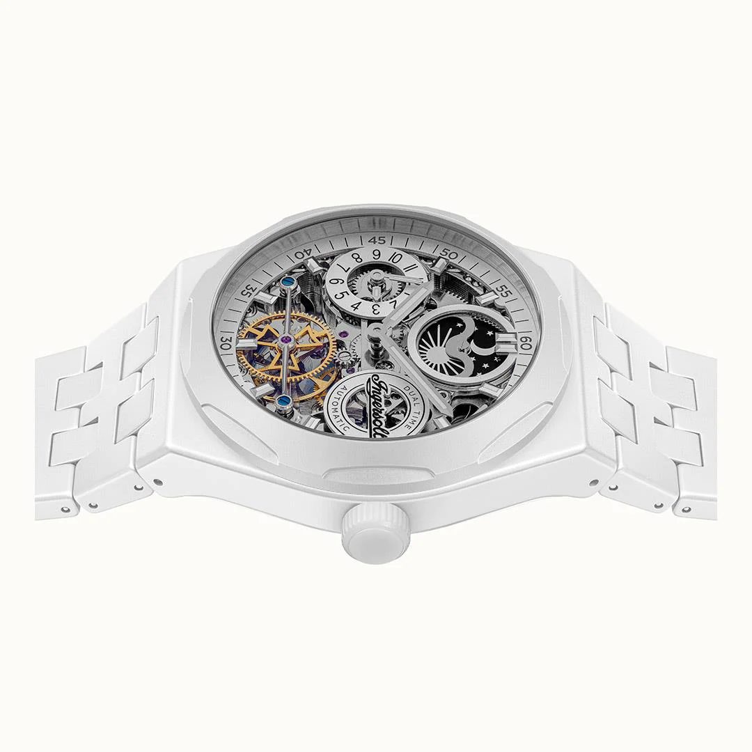 Ingersoll Automatic Ceramic White Dial With Lifetime Warranty Analog Watch - For Gents  I15103