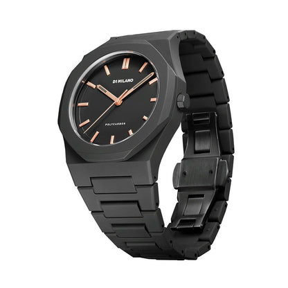 D1 Milano Black Dial Watches For Gents - PCBJ12