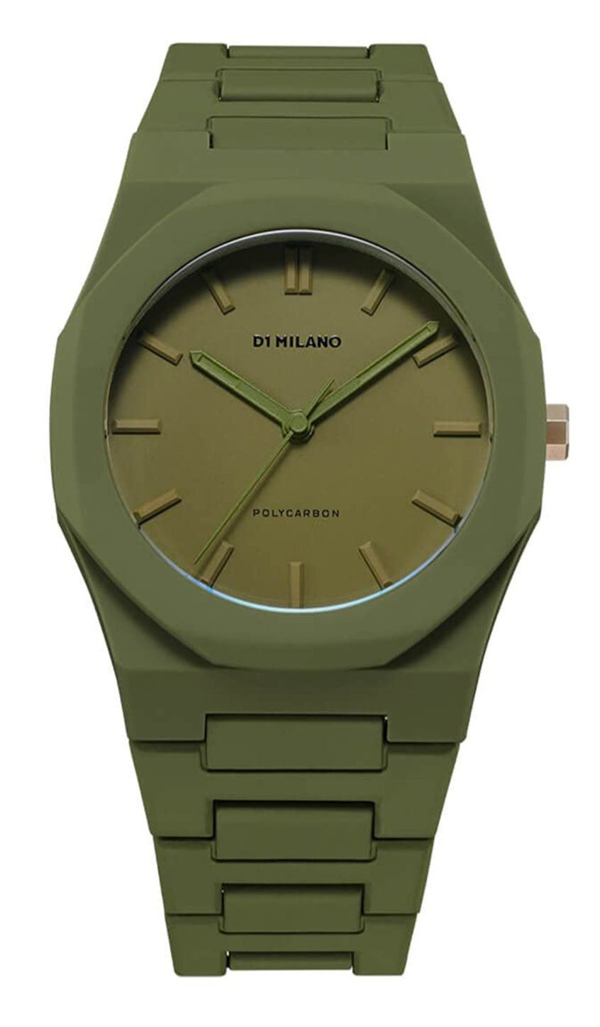 D1 Milano Analog Green Dial Gents Watch-PCBJ22