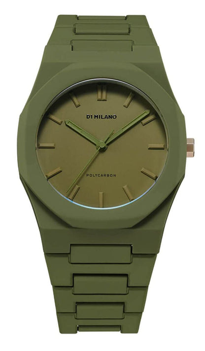 D1 Milano Analog Green Dial Gents Watch-PCBJ22