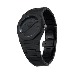 D1 Milano Polycarbon Black Dial & Strap Analog Watch For Men - PCBU01