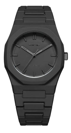 D1 Milano Polycarbon Black Dial & Strap Analog Watch For Men - PCBU01