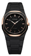 D1 Milano POLYCARBON Black Dial Quartz Analog Watch - For Gents PCBU14