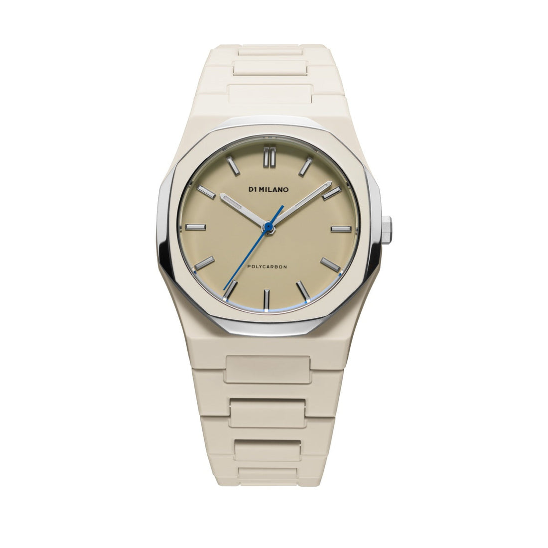 D1 Milano POLYCARBON Quartz Grey Dial Analog Watch - ForGents PCBU16