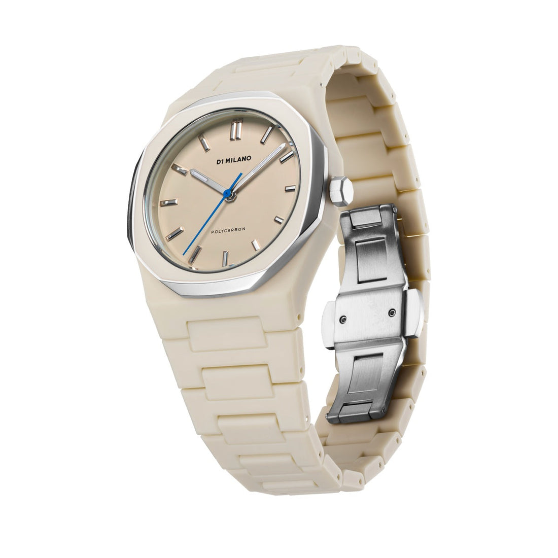D1 Milano POLYCARBON Quartz Grey Dial Analog Watch - ForGents PCBU16