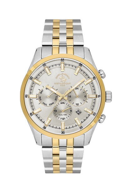 Santa Barbara Polo &amp; racquet Club Quartz  Grey Dial Analog Watch For -  Gents SB.1.10323-2