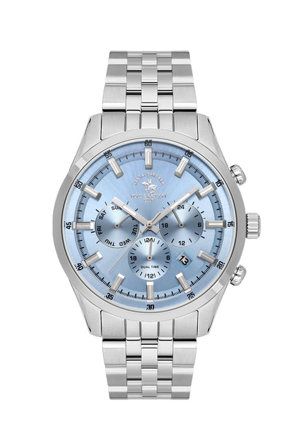 Santa Barbara Polo &amp; racquet Club Quartz  Blue Dial Analog Watch For -  Gents SB.1.10323-8