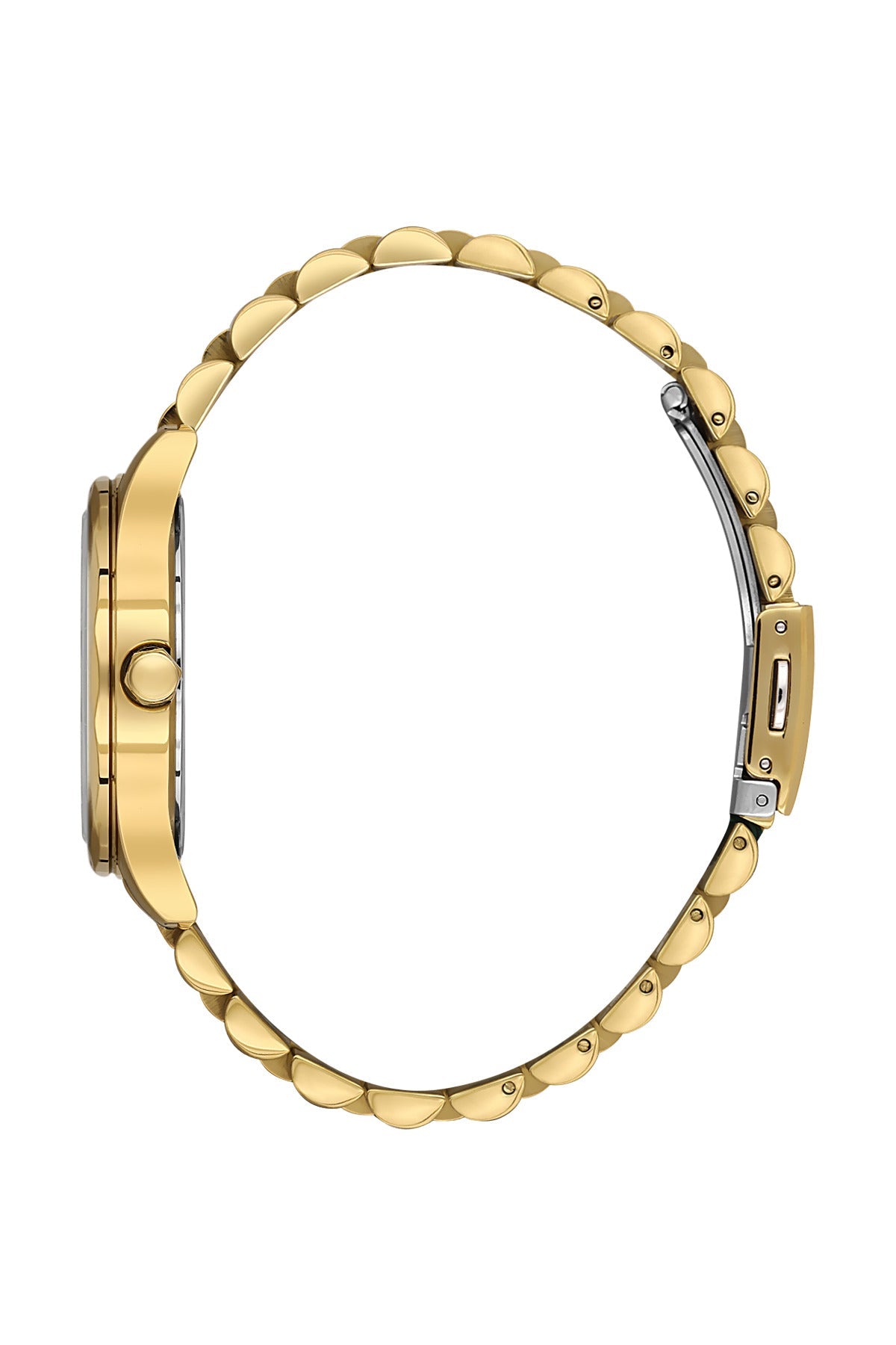 Santa Barbara Polo & Racquet Club  Quartz Gold Dial Watch For -  Ladies SB.1.10409-8