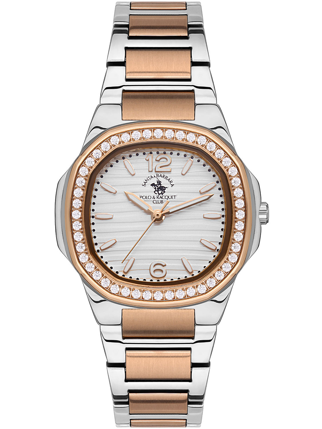 Santa Barbara Polo &amp; Racquet Club  Quartz Silver Dial Analog Watch For -  Ladies SB.1.10481-5