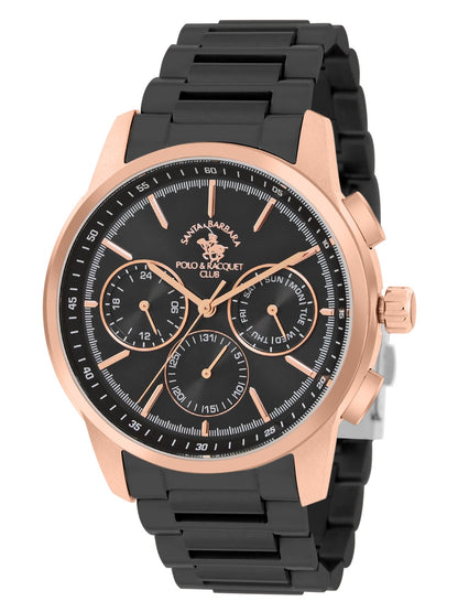 Santa Barbara Polo &amp; Racquet Club Chronograph Black Dial Analog Watch For - Gents SB.1.10512-4