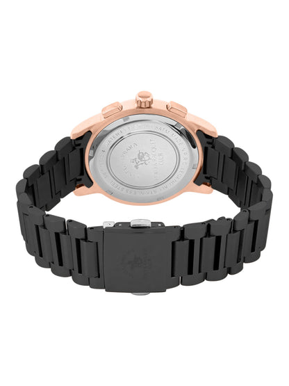 Santa Barbara Polo &amp; Racquet Club Chronograph Black Dial Analog Watch For - Gents SB.1.10512-4