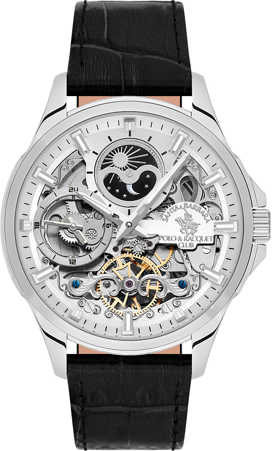 Santa Barbara Polo &amp; Racquet Club Quartz Multicolor Dial Analog Watch For - Gents SB.1.10532-1