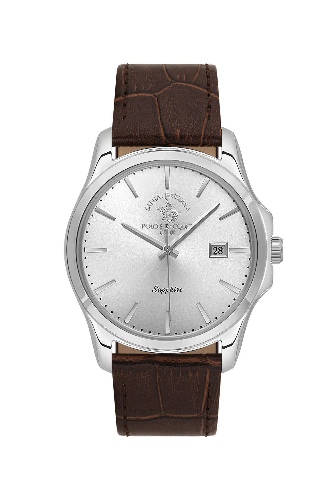 Santa Barbara Polo &amp; Racquet Club  Quartz Silver Dial Watch For -  Gents SB.1.10535-7