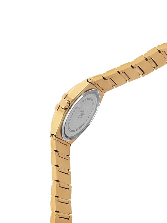 Santa barbara polo &amp; racquet club Analog Gold Dial Women&