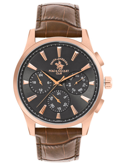 Santa Barbara Polo &amp; Racquet Club Chronograph Black Dial Analog Watch For - Gents SB.1.10543-5