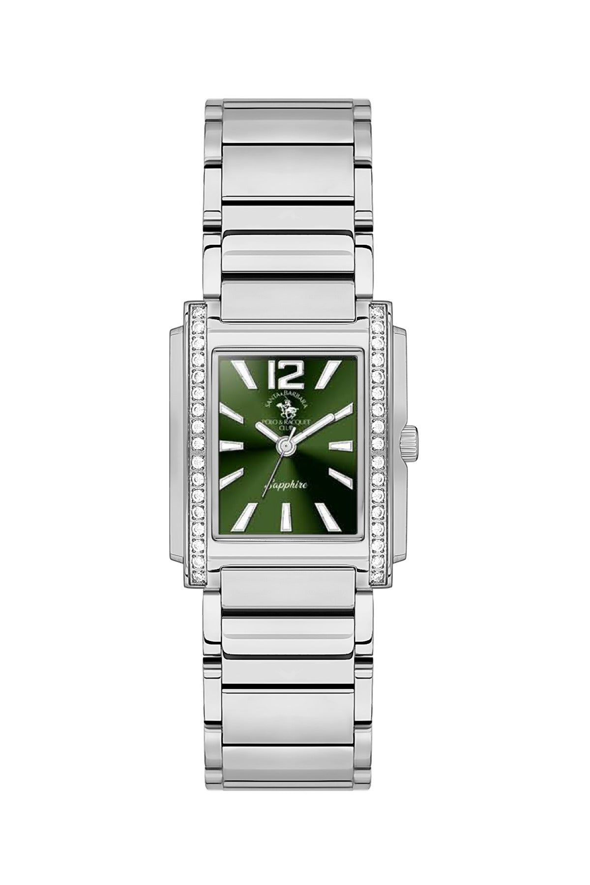 Santa Barbara Polo & Racquet Club  Quartz Green Dial Watch For -  Ladies SB.1.10547-2