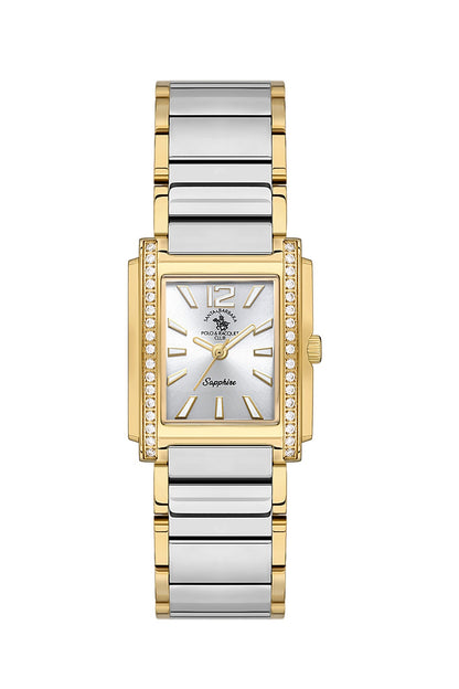 Santa Barbara Polo &amp; Racquet Club  Quartz Silver Dial Watch For -  Ladies SB.1.10547-3