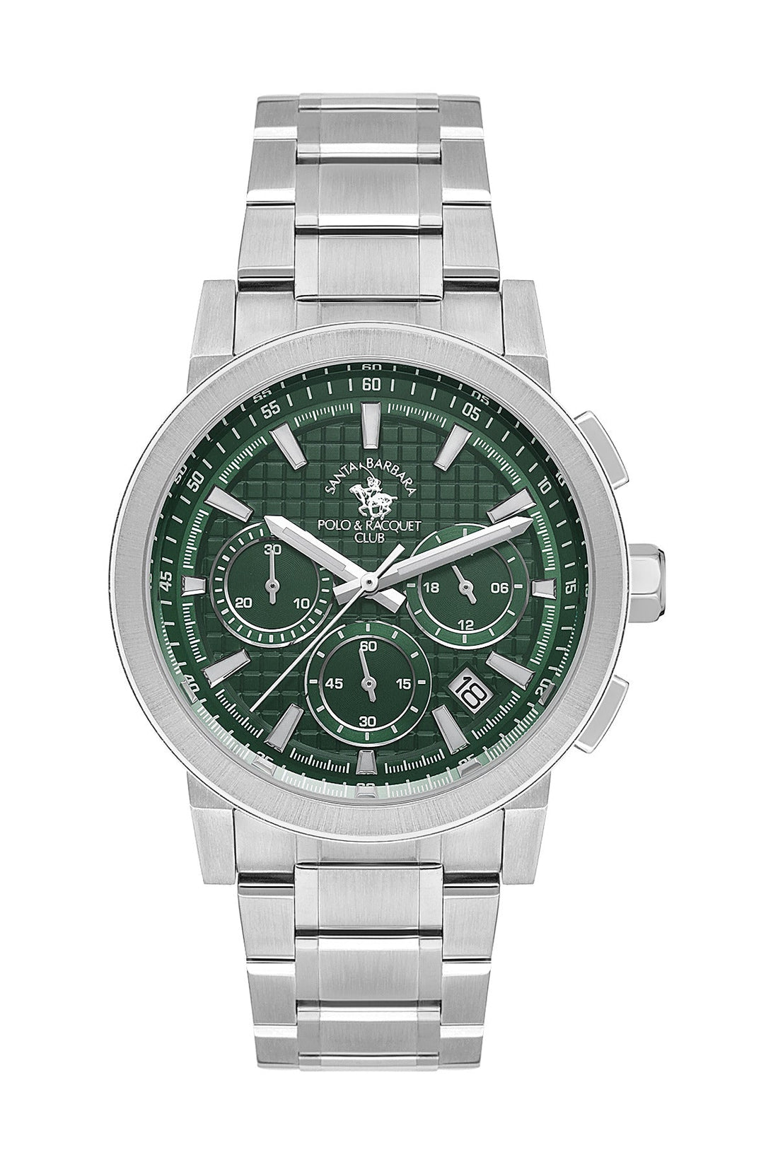 Santa Barbara Polo &amp; Racquet Club Quartz Green Dial Analog Watch For Gents - SB.1.10565-3